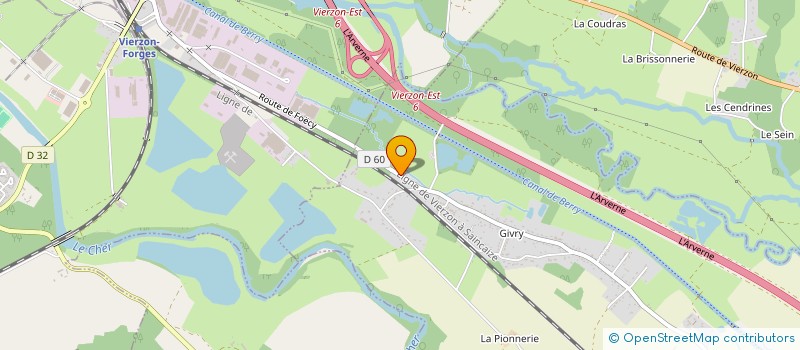 localisation de l'entreprise MADAME JOSETTE GIRAULT  FOECY