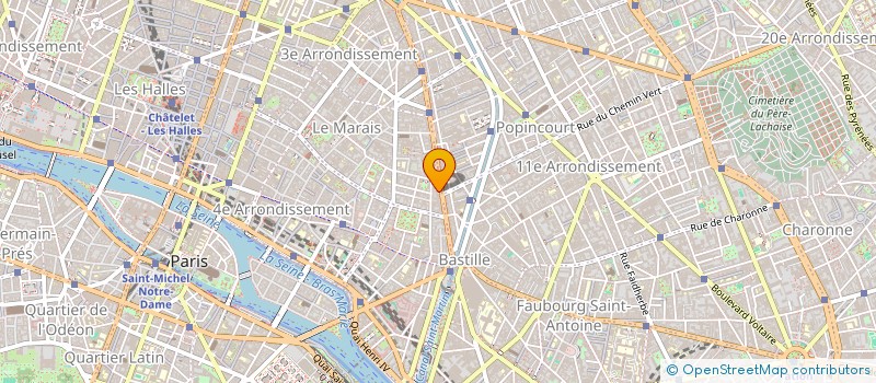 localisation de l'entreprise MADAME JOSETTE GLEIZON  PARIS