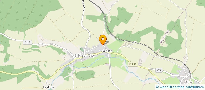 localisation de l'entreprise MADAME JOSETTE GRANDJEAN à BILLY-SUR-OISY