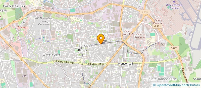 localisation de l'entreprise MADAME JOSETTE GRANGE  TOURS