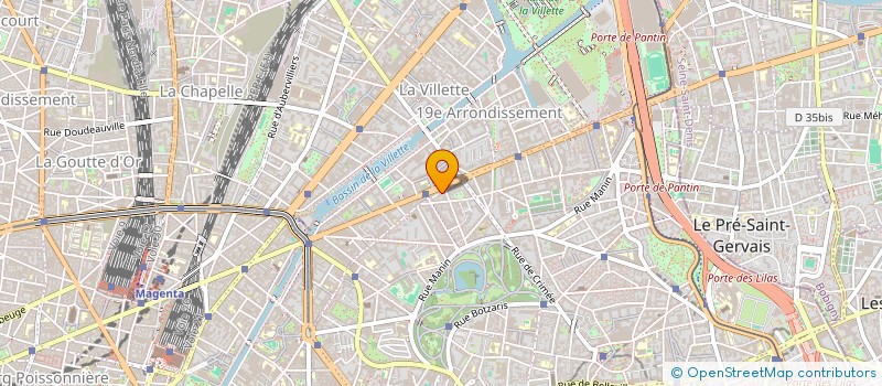 localisation de l'entreprise MADAME JOSETTE GRASSET à PARIS