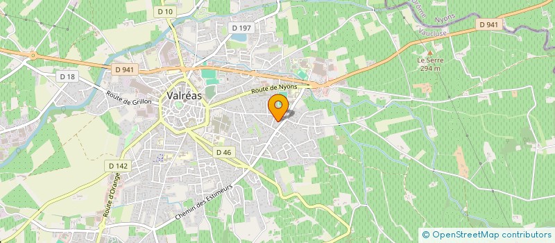 localisation de l'entreprise MADAME JOSETTE GROSJEAN à VALREAS