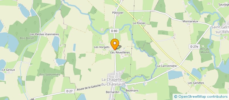 localisation de l'entreprise MADAME JOSETTE GUYENNON à LA CHAPELLE DU CHATELARD