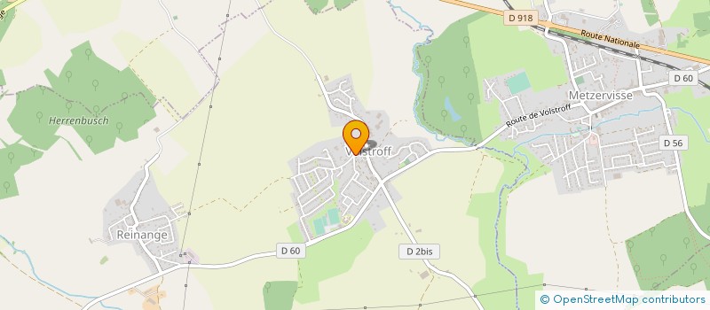 localisation de l'entreprise MADAME JOSETTE HINICKER à VOLSTROFF