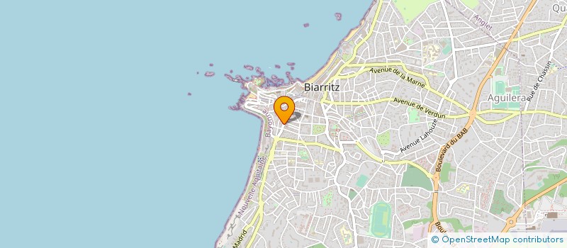 localisation de l'entreprise MADAME JOSETTE HONDARRAGUE à BIARRITZ