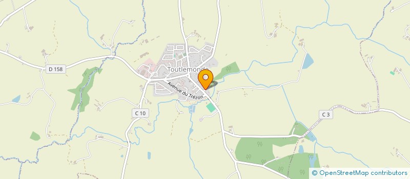 localisation de l'entreprise MADAME JOSETTE HUMEAU  TOUTLEMONDE