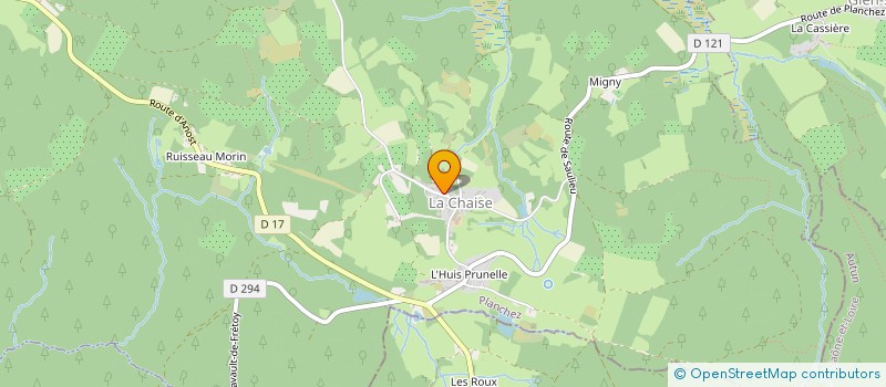 localisation de l'entreprise MADAME JOSETTE IMBERT  PLANCHEZ