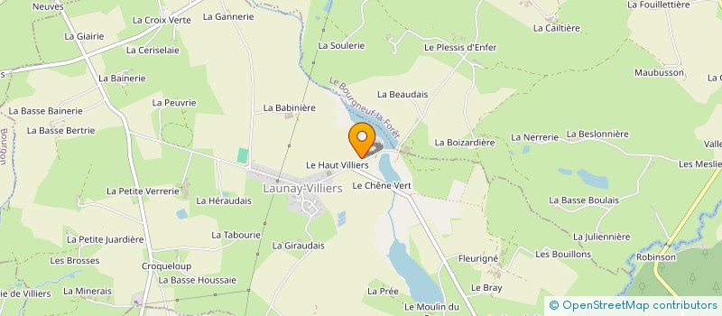 localisation de l'entreprise MADAME JOSETTE JADE  LAUNAY-VILLIERS