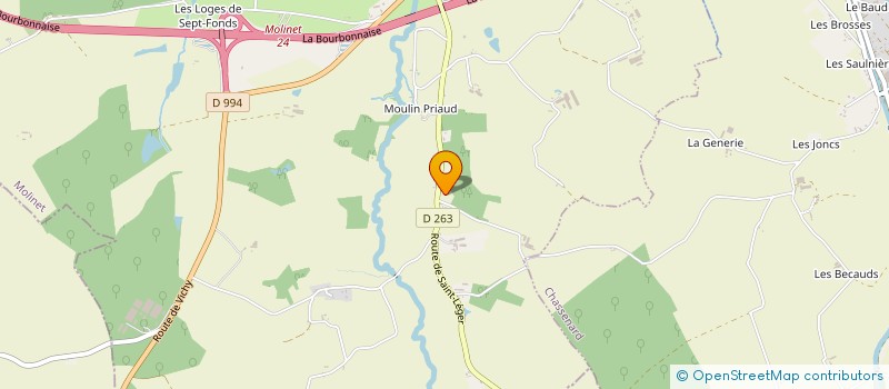 localisation de l'entreprise MADAME JOSETTE JAY  MOLINET