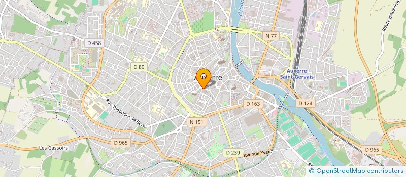 localisation de l'entreprise MADAME JOSETTE JOLLIET à AUXERRE