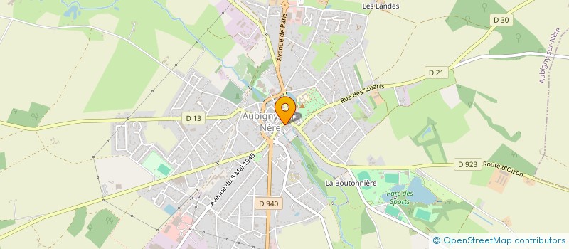 localisation de l'entreprise MADAME JOSETTE JOSLIN à AUBIGNY-SUR-NERE