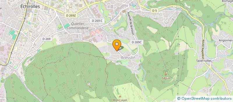 localisation de l'entreprise MADAME JOSETTE JOST à BRESSON