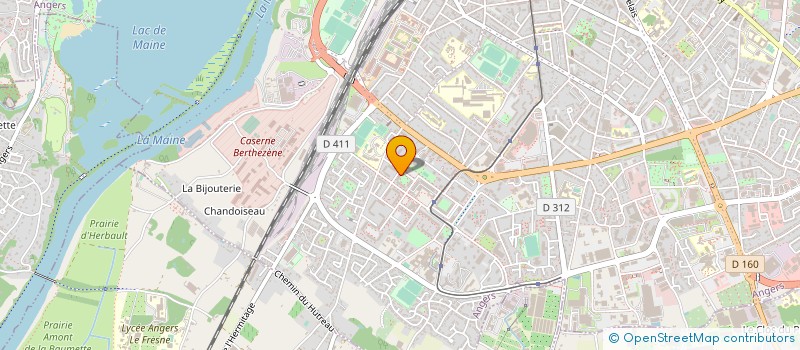 localisation de l'entreprise MADAME JOSETTE JOULAIN  ANGERS