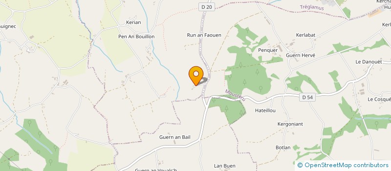 localisation de l'entreprise MADAME JOSETTE JOURAND  TREGLAMUS