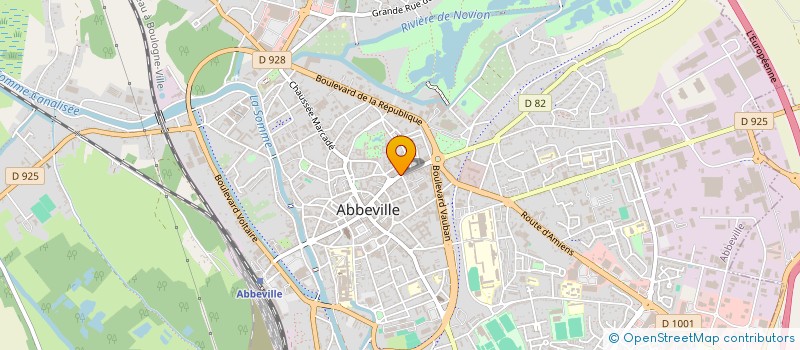 localisation de l'entreprise MADAME JOSETTE JULES  ABBEVILLE