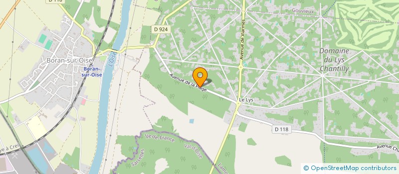 localisation de l'entreprise MADAME JOSETTE KERANDEL  LAMORLAYE