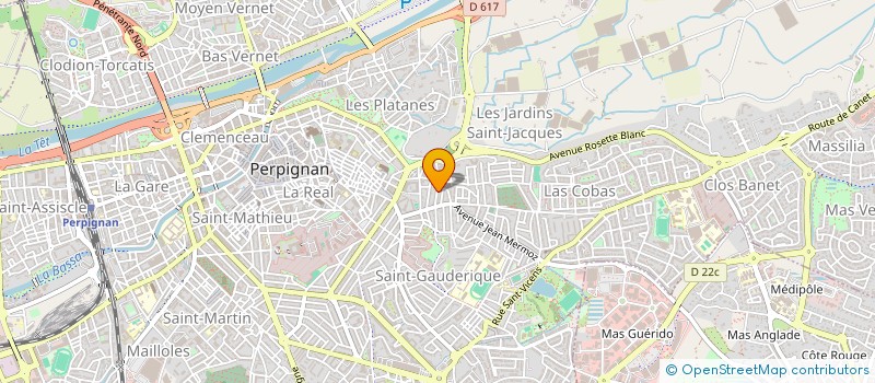 localisation de l'entreprise MADAME JOSETTE LACHAISE  PERPIGNAN