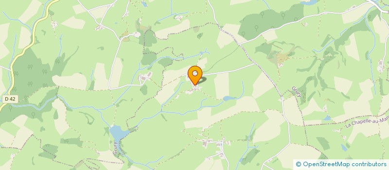 localisation de l'entreprise MADAME JOSETTE LACOMBRE  NEUVY-GRANDCHAMP