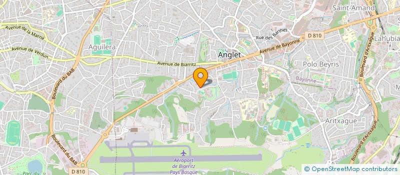 localisation de l'entreprise MADAME JOSETTE LAPEYRIGNE  ANGLET