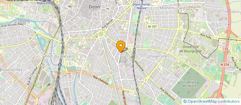 localisation de l'entreprise MADAME JOSETTE LAPIERRE à DIJON