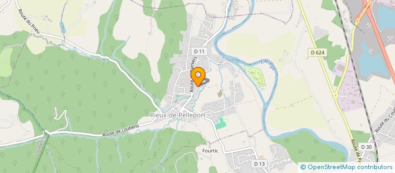 localisation de l'entreprise MADAME JOSETTE LAPORTE RIOU à RIEUX-DE-PELLEPORT