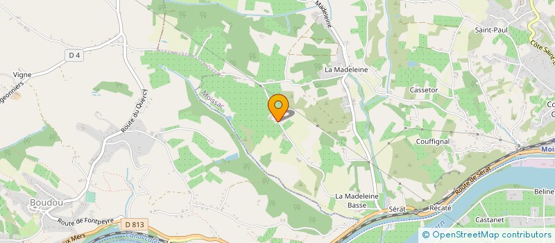 localisation de l'entreprise MADAME JOSETTE LARREGOLA  BOUDOU