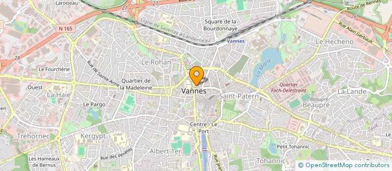 localisation de l'entreprise MADAME JOSETTE LE HECHO à VANNES