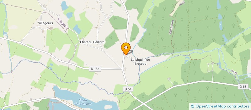 localisation de l'entreprise MADAME JOSETTE LEFEVRE à VILLEGOUIN
