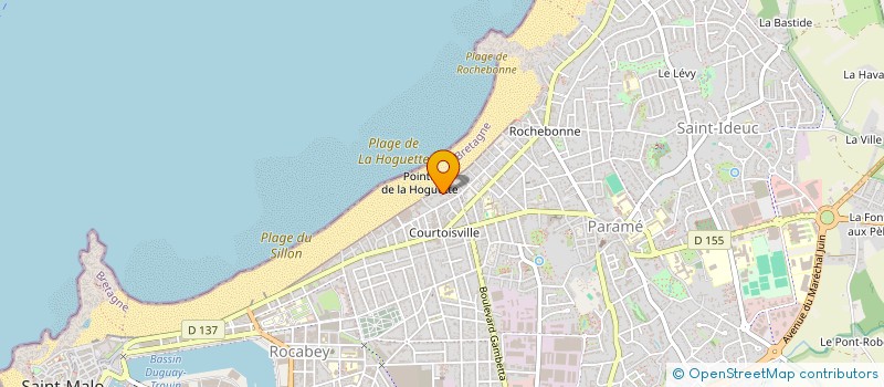 localisation de l'entreprise MADAME JOSETTE LEFFRAY  SAINT-MALO