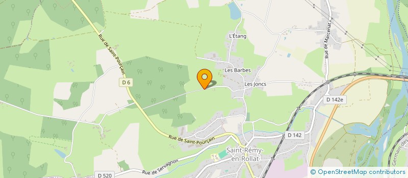 localisation de l'entreprise MADAME JOSETTE LEGUILLON à SAINT-REMY-EN-ROLLAT
