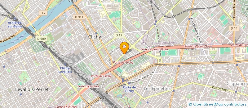 localisation de l'entreprise MADAME JOSETTE LEMIERE à CLICHY