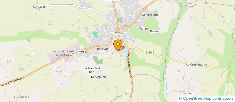 localisation de l'entreprise MADAME JOSETTE LEMIEUX  CORAY