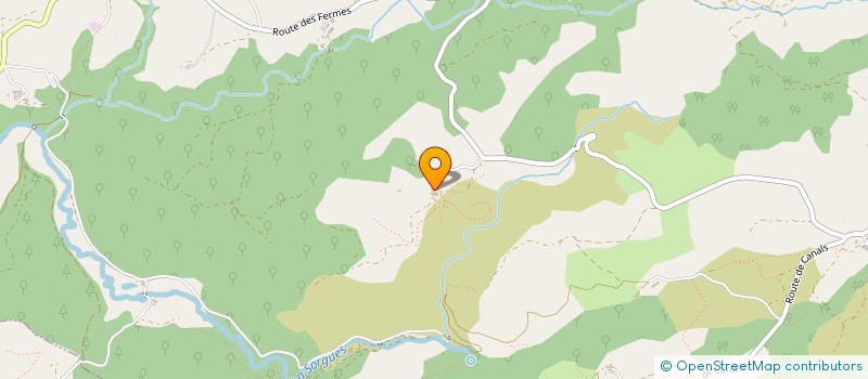 localisation de l'entreprise MADAME JOSETTE LESCURE  CORNUS