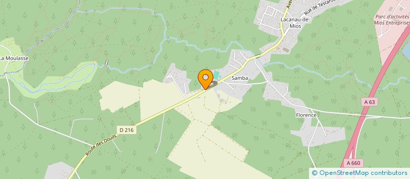 localisation de l'entreprise MADAME JOSETTE LEYDET  MIOS