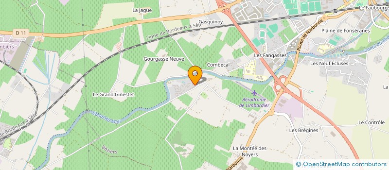 localisation de l'entreprise MADAME JOSETTE LOPEZ à BEZIERS