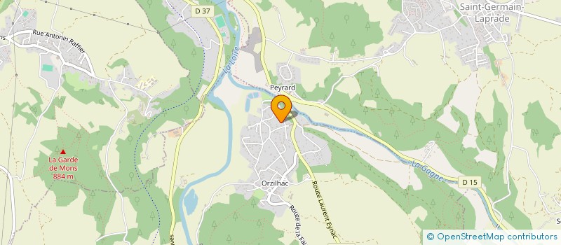 localisation de l'entreprise MADAME JOSETTE LYOTARD à ARSAC-EN-VELAY
