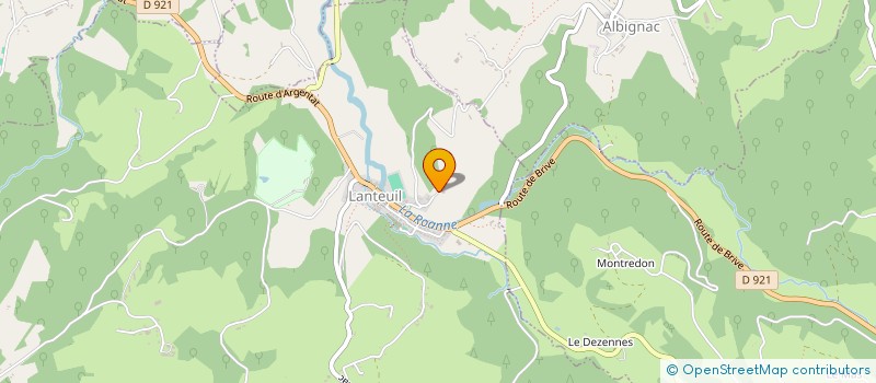 localisation de l'entreprise MADAME JOSETTE MADELBOS  LE CHASTANG