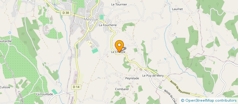 localisation de l'entreprise MADAME JOSETTE MAISONNEUVE  SAILLAC