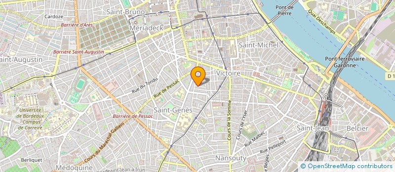 localisation de l'entreprise MADAME JOSETTE MALEMBITS à BORDEAUX