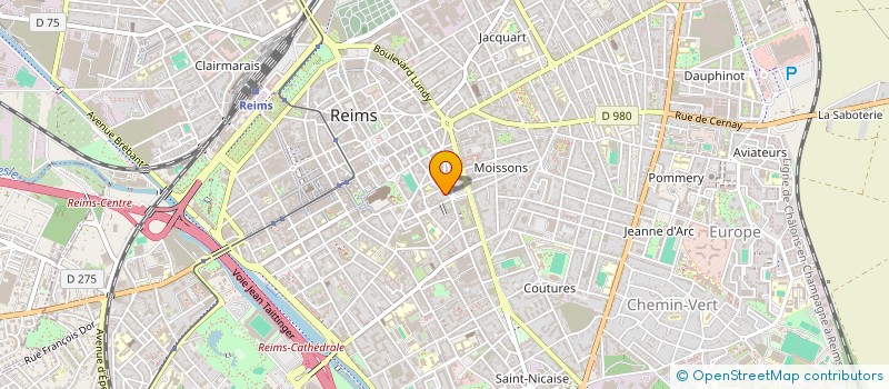 localisation de l'entreprise MADAME JOSETTE MARIE-THERES SCHNEIDER à REIMS