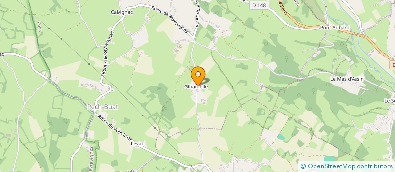 localisation de l'entreprise MADAME JOSETTE MARTIGNAC  FONS