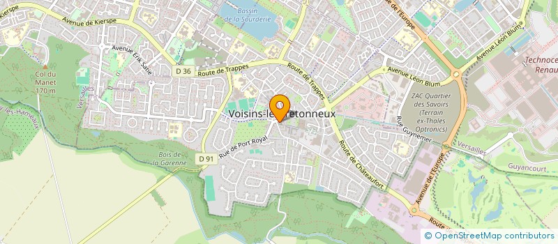 localisation de l'entreprise MADAME JOSETTE MARZI à VOISINS-LE-BRETONNEUX