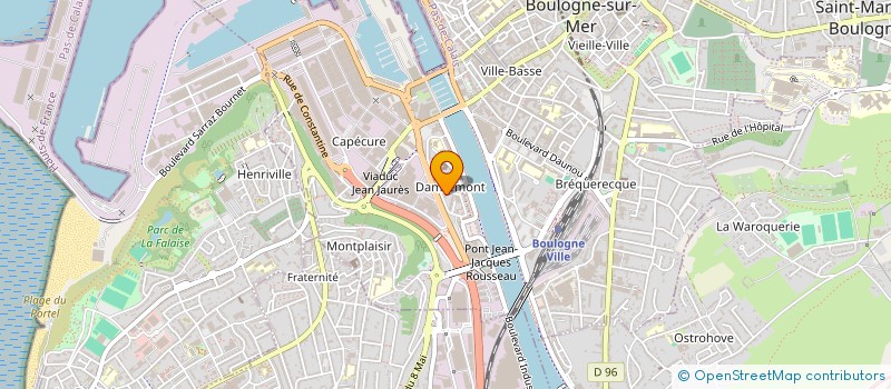 localisation de l'entreprise MADAME JOSETTE MATRINGHEN à BOULOGNE-SUR-MER