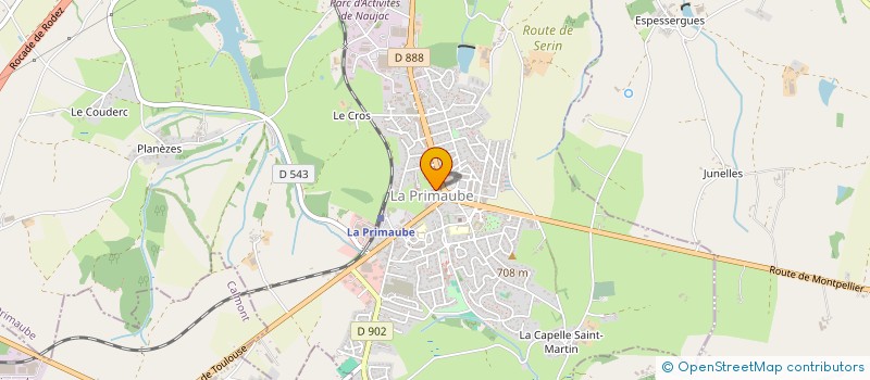 localisation de l'entreprise MADAME JOSETTE MAZARS-RIGAL  LUC-LA-PRIMAUBE