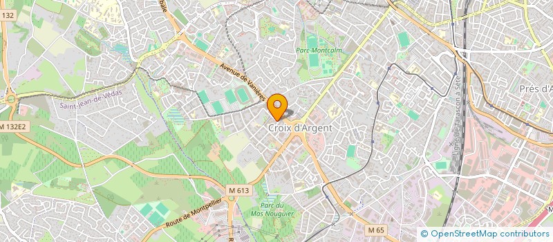 localisation de l'entreprise MADAME JOSETTE MERCURY à MONTPELLIER