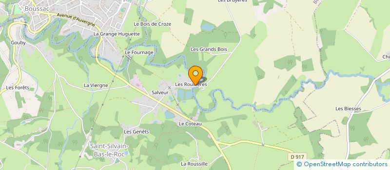 localisation de l'entreprise MADAME JOSETTE MICHEAU à SAINT-SILVAIN-BAS-LE-ROC
