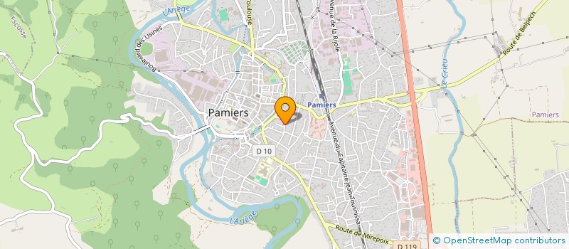localisation de l'entreprise MADAME JOSETTE MILLARD à PAMIERS