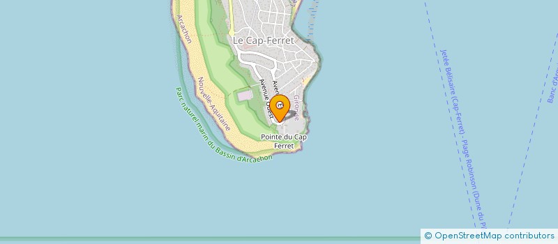 localisation de l'entreprise MADAME JOSETTE MONGE  LEGE-CAP-FERRET