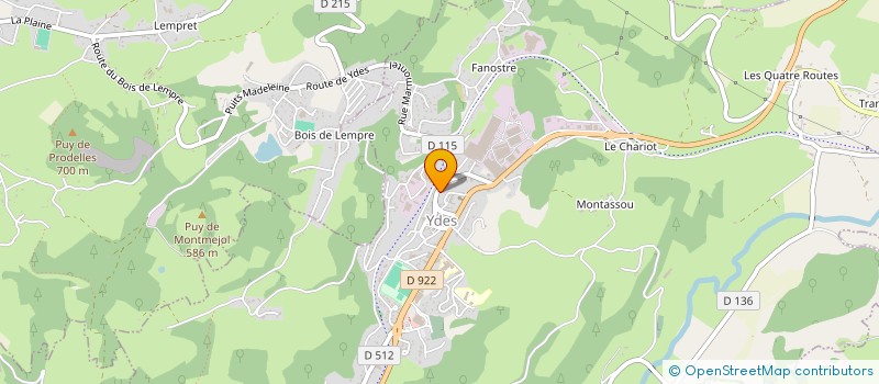 localisation de l'entreprise MADAME JOSETTE MONJENIE à YDES