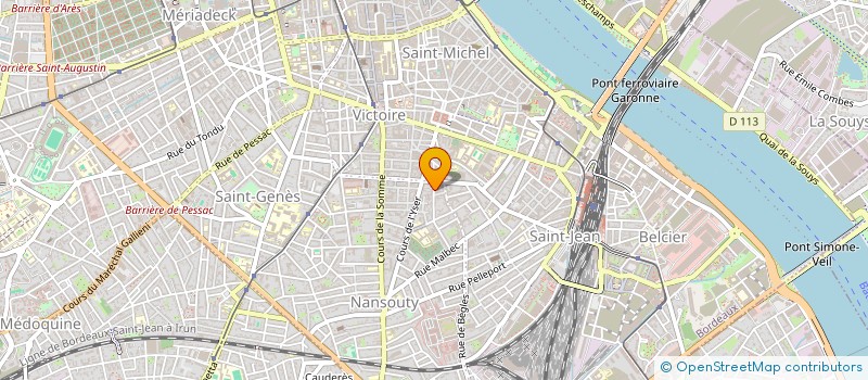 localisation de l'entreprise MADAME JOSETTE MORA  BORDEAUX